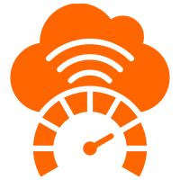 01 Cloud with speedometer and Wi-Fi symbol.