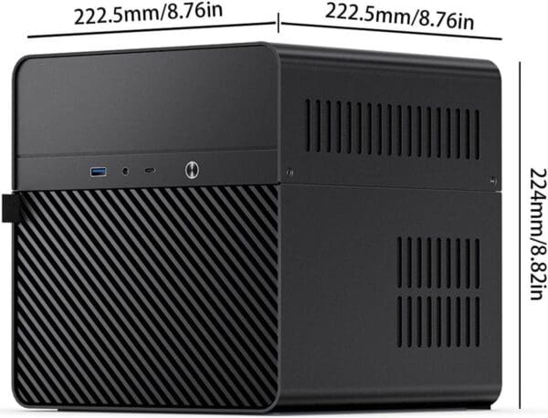 Renault NR25-6000 NAS | Mini-ITX | 6*SATA 3 | 8C/12T | 4*Intel 2.5G | 2*DDR5 | 2*M.2 - Image 5