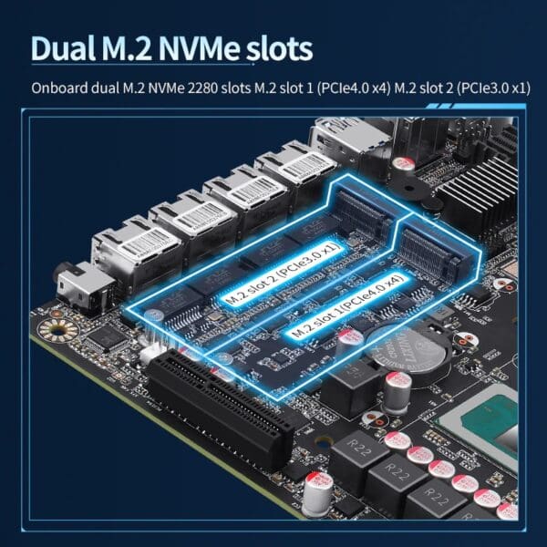Renault NR18-6000 NAS | Mini-ITX | 6*SATA 3 | 5C/6T | 4*Intel 2.5G | 2*DDR5 | 2*M.2 - Image 17